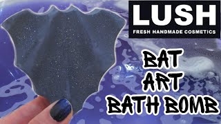 LUSH Bat Art Bath Bomb DEMO [upl. by Karolyn]