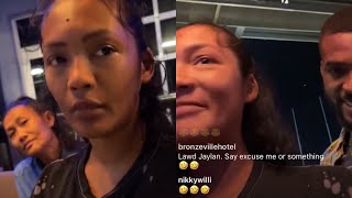 Falynn Pina and Jaylan Banks IG LIVE 101021 Family time with the Pina’s at TopGolf [upl. by Nahtahoj]