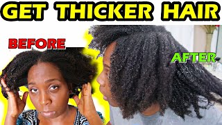 5 Ways to Thicken Hair Naturally For Massive Natural Hair Growth  DiscoveringNatural [upl. by Maharg]