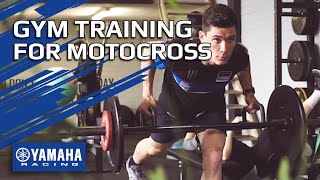 Gym Training Monster Energy Yamaha Factory MX2 2021 [upl. by Hippel89]