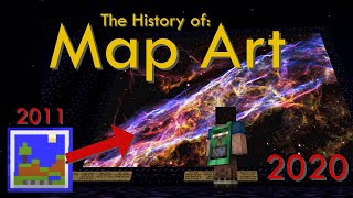 The History of Map Art  Minecraft2b2t [upl. by Crompton174]