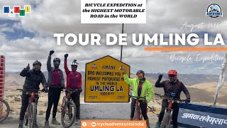 Tour De UMLING LA Bicycle Expedition  World Highest Motorable Road Cycling  Leh Cycling Tour  CAI [upl. by Mellitz]