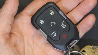 DIY Tutorial How to Program Your New Remote Control Fob on a 2015 2016 GMC Yukon Yukon XL Denali [upl. by Amsaj]