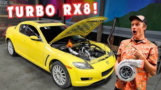 Buzz The Turbo RX8 is BACK with a BIG TURBO UPGRADE [upl. by Anyahs]