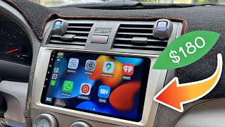 Android radio install with backup camera installation carprodiyer [upl. by Ahsitauq]