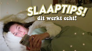 10 TIPS OM SNELLER IN SLAAP TE VALLEN zo kom jij makkelijk van je slapeloosheid af slaaptips [upl. by Yblocaj]