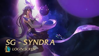 Star Guardian Syndra  Login screen unofficial [upl. by Anileuqcaj]