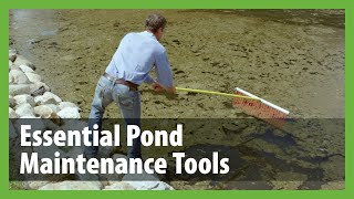 Essential Tools for Pond Maintenance  Pond Sprayer Pond Skimmer Pond Cutter Pond Rake amp More [upl. by Karil328]