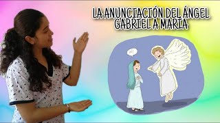 Clase Virtual  La anunciación del Ángel Gabriel a María para niños [upl. by Nallaf119]