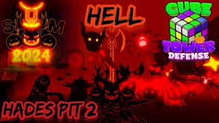 Hallows Mightquot Hell Hades Pit 2 Cube Defense Halloween Event 2024 [upl. by Bellis827]