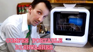 Comfee Portable Dishwasher Review [upl. by Nosydam]