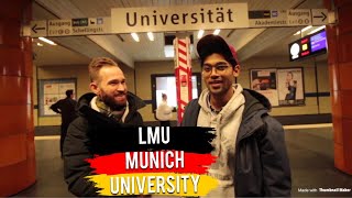 LMU Munich Campus Tour by Nikhilesh Dhure LudwigMaximiliansUniversität München [upl. by Penman]