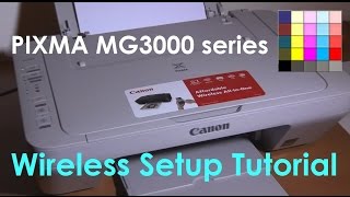 PIXMA MG3050 MG3040 MG3020 E474 series Wifi Setup part3 [upl. by Nnylyma]