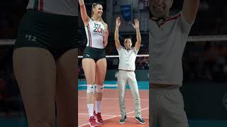 Super Tall Woman Volleyball Player Dances Her Way to VIRAL Fame  Very Tall Girl [upl. by Sandell467]