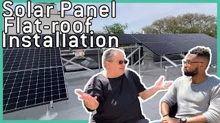 Everything You Need to Know About Solar Panel FlatRoof Installation [upl. by Nady864]