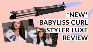 BaByliss Curl Styler Luxe Review How To Use  Beginner Friendly Curler  Emily Lucy Rajch [upl. by Yesak]