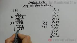 Square Roots Long Division method [upl. by Eivlys164]