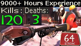 The Most Skilled Pyro🔸9000 Hours Experience TF2 Gameplay [upl. by Korfonta]