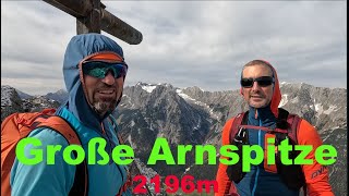 Gtroße Arnspitze  Achterköpfe von Scharnitz nach Mittenwald [upl. by Teplitz]