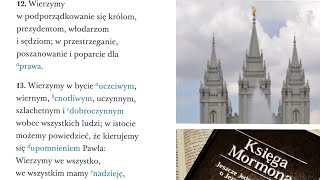 PWW 8 Wyznanie wiary mormonów ARTYKUŁY WIARY 11 credo wyznaniewiary [upl. by Mercie]