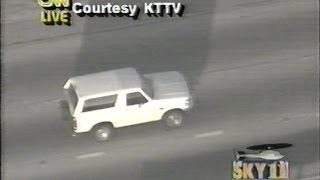 OJ Simpson on the run in 1994 Recorded LIVE Full version [upl. by Adnoral]