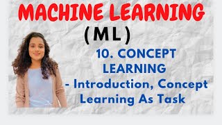 10 Concept Learning  Introduction Concept Learning As Task ML [upl. by Kalbli]