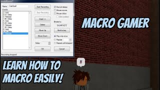 HOW TO MACRO WITH MACRO GAMER REAL MACRO [upl. by Uri]