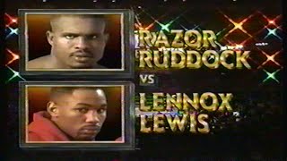 Razor Ruddock vs Lennox Lewis [upl. by Ehttam]