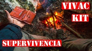 Sobreviviendo 24h En El Bosque  Vivac Kit De Supervivencia Minimalista [upl. by Aiciram100]