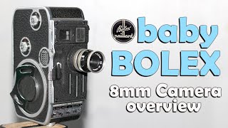 Bolex C8 8mm Camera Overview  Loading [upl. by Nauqan731]