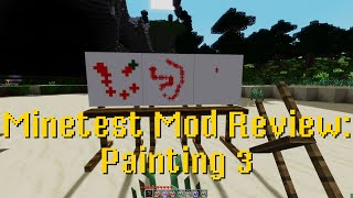 Minetest Mod Review Painting 3 [upl. by Annoya]