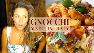 MOUTHWATERING GNOCCHI MADE AT HOME IN ITALY [upl. by Linzy]