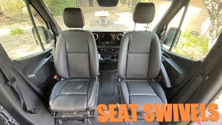 The BEST Seat Swivels For Vanlife Alpine Mechanisms Install  Review [upl. by Nrek847]