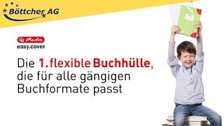 Buchumschlag Herlitz easycover 5 Stück [upl. by Komara]