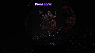 Durga Puja drone show in Maysur dashera drone droneshow hindufestival durgapuja youtubeshorts [upl. by Ellennahc]