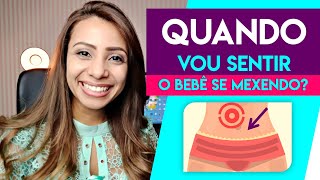 QUANDO O BEBÊ VAI COMEÇAR A MEXER NA BARRIGA  Patrícia Moreira  Boa Gravidez [upl. by Zednanreh]