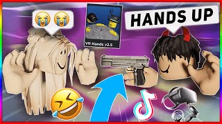 ROBLOX VR Hands Funny Moments 2 [upl. by Aerdnahs199]