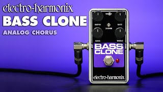 ElectroHarmonix Bass Clone Chorus Pedal [upl. by Dolora]