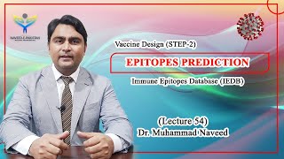 Vaccine Epitopes Prediction  Immune Epitope Database IEDB  Step 2  Lec 54 l Dr Muhammad Naveed [upl. by Remlap]