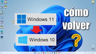 Cómo volver a Windows 10 desde Windows 11 y mantener la activación  ➡️Paso a paso [upl. by Nnylyma]