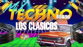 MIX TECHNO DE LOS 80 Y 90 CLÁSICOS DE ORO DJ JIM OFICIAL [upl. by Ahcmis]