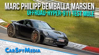 830 HP Marc Philipp Gemballa Marsien ChassisTestingMule Caught Testing At The Nürburgring [upl. by Synn]