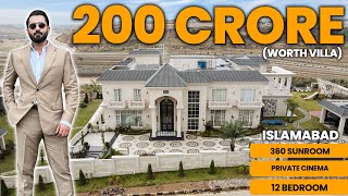 See INSIDE 200 Crore worth Villa in Islamabad  Touring Pakistan Most Expensive House [upl. by Annahsed892]