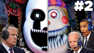 US Presidents Play FNAF Ultimate Custom Night Part 2 [upl. by Acirderf]