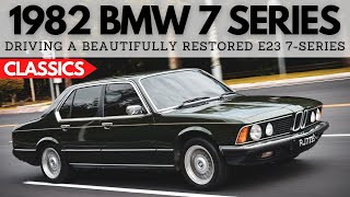 Driving The First Ever BMW 7Series  The E23 [upl. by Igiul563]