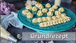 Grundrezept für deutsche Buttercreme mit Pudding [upl. by Laius388]