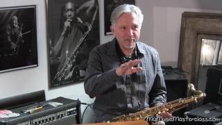 Jerry Bergonzi  Bebop Scale Lesson 1 [upl. by Serdna]