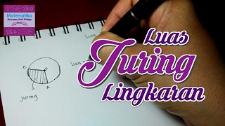 Luas Juring Lingkaran [upl. by Scheld]