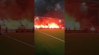 Lillestrøm pyroshow borte mot Fredrikstad🔥🔥 [upl. by Iahcedrom]