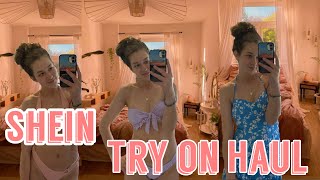 HUGE SPRING SHEIN TRY ON HAUL 2024 bikinis tank tops dresses and blouses [upl. by Oeniri]